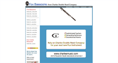 Desktop Screenshot of foxbassoons.com